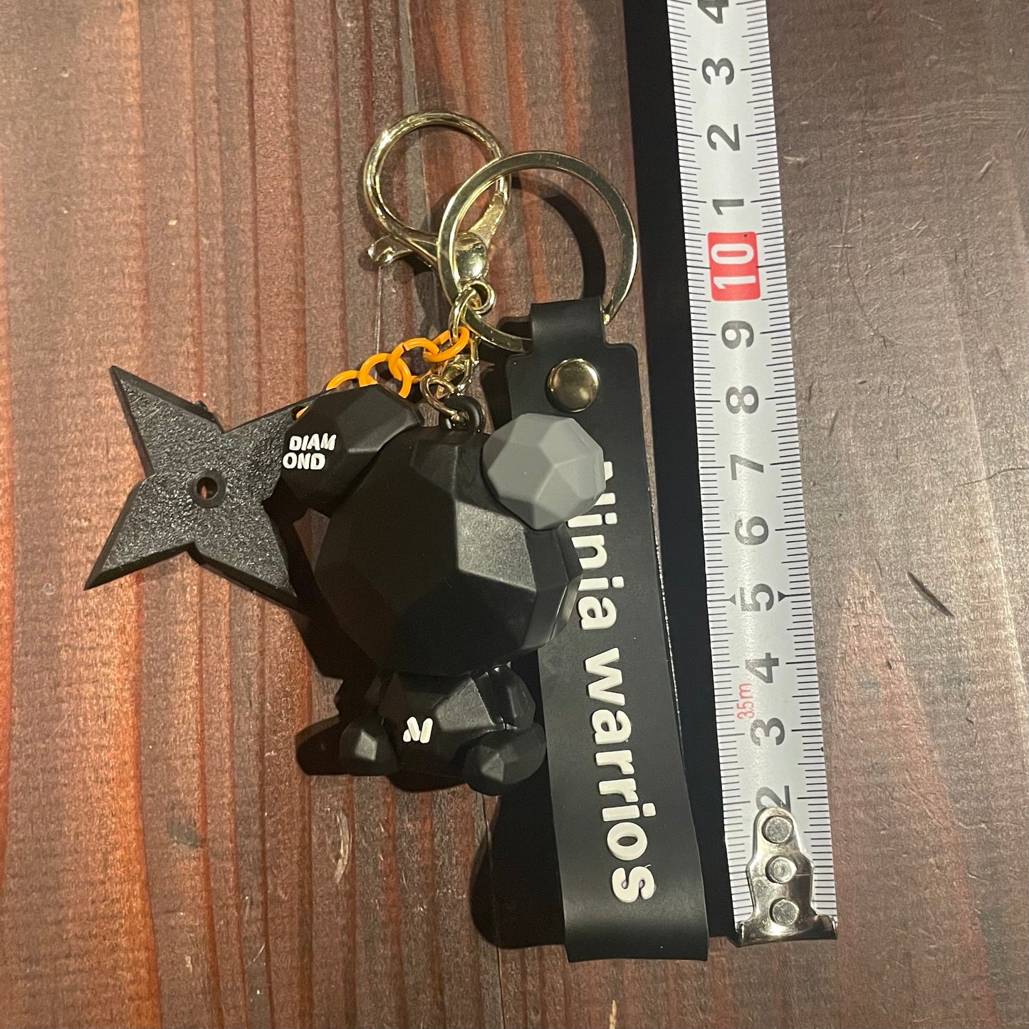 Bear Shuriken Keychain