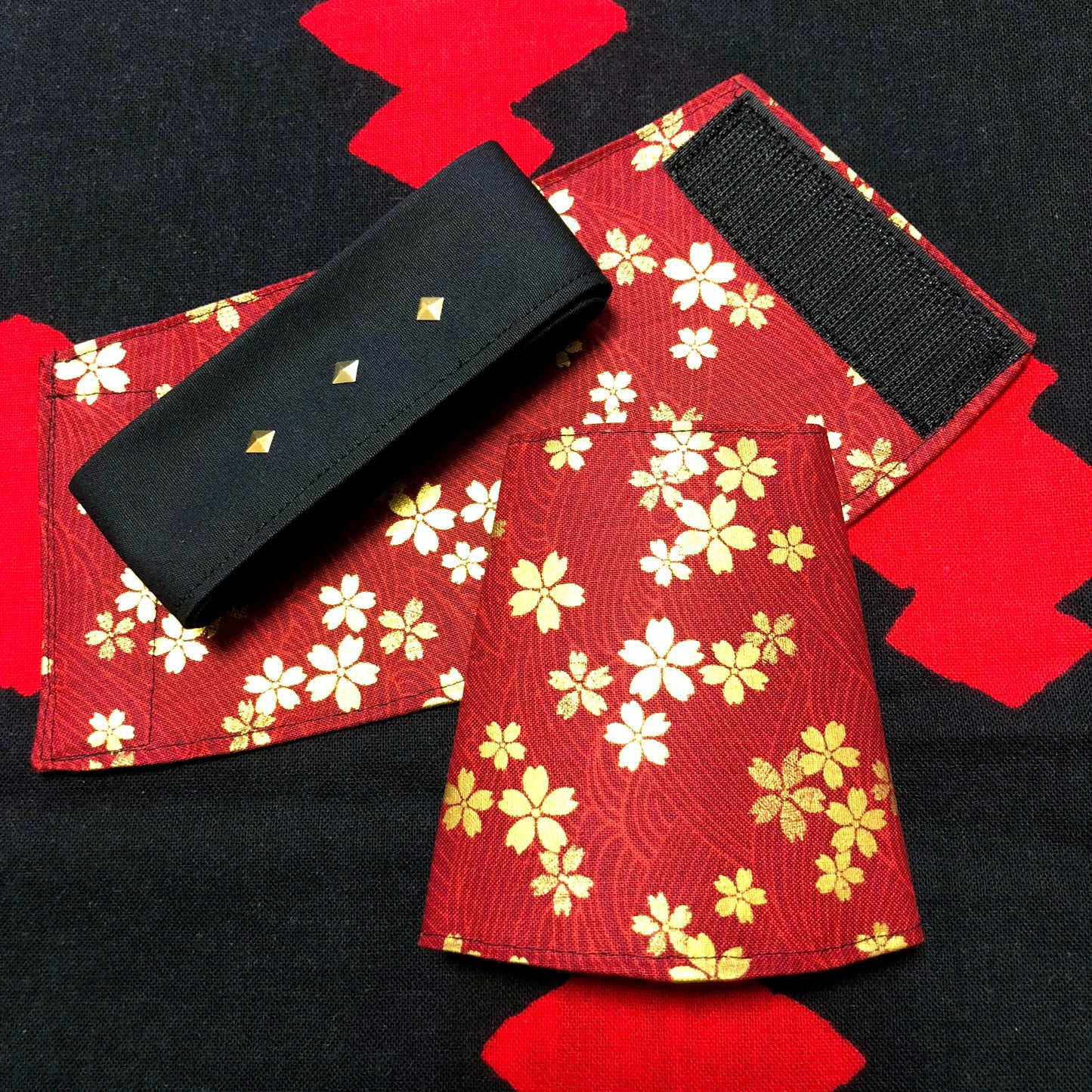 キッズリストバンド&カチューシャセット(さくら)