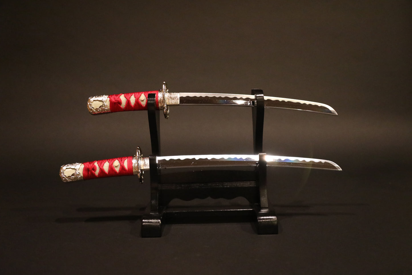 Samurai 2 Swords+Stand Mini complete set(Imitation)